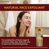 OKAY POLISHED SKIN BROWN SUGAR&CINNAMON FACIAL SCRUB Helps Clear Blemishes,Clear