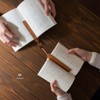 [aso] ZE-V163 Choose Initial Genuine Leather Bookmark, Made in Japan,