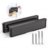 Bwintech 1 Set 305 * 70MM (12") Black Aluminium Adjustable