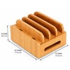 Bamboo Charging Station Organizer for Phones and Tablets – Multi-Device