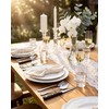 Quatish 36 Piece Silverware Set with Steak Knives, Cutlery Utensil