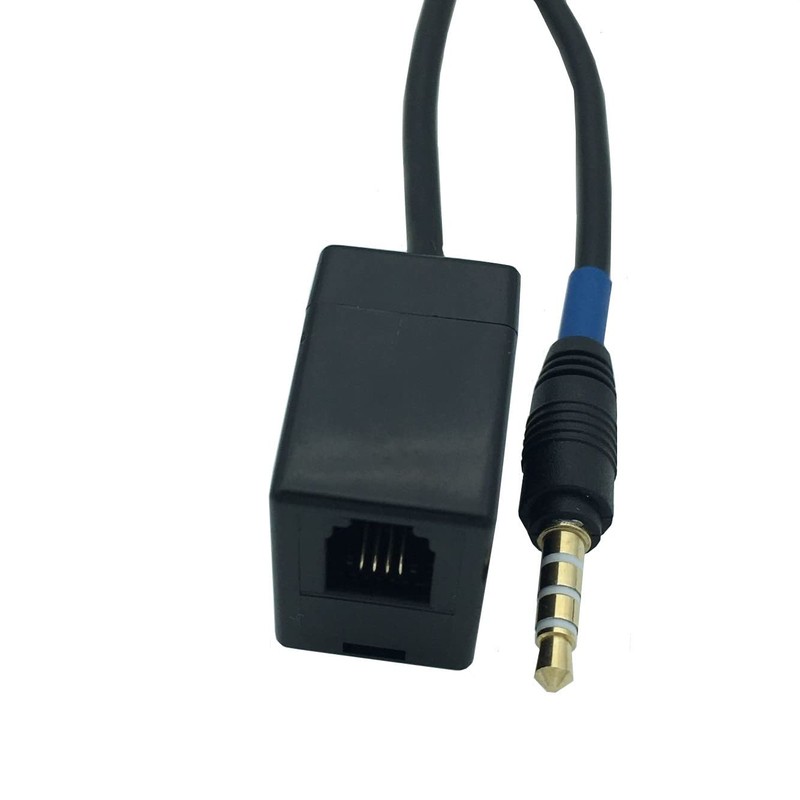 2 Pack Headset Buddy RJ9 4P4C Female to 3.5mm Male