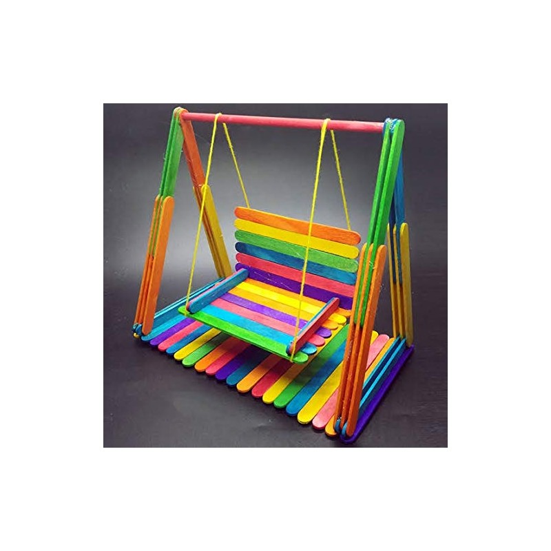 E Shopping Natural Ice Cream Popsicle Sticks for School Projects