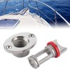 Marine Polished Garboard Drain Plug Fits Hole Screw Thread Corrosion