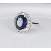Dtup Anillo De Compromiso Lady Di Princesa Katte Plata S925