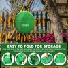 Leaf Collector with Extension Lawn Bags,Portable Pop Up Leaf Bag,Thickened