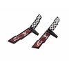 Pair Set 1980 Corvette C3 Front Nose Emblem and Rear
