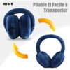 SEYUFN Foldable Ear Warmers Women's Winter Plush Earmuffs Children Soft