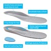 SAUDEfoot Elastic Arch Insoles Comfortable Massage Cushioning Breathable for Walking