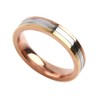 Cream Dot Ring, Women's, Popular, Metal Allergy, Stainless Steel, Ring,