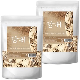 Dried angelica root 500g pieces (2 pieces) / 말린 당귀 절편 500g 2개