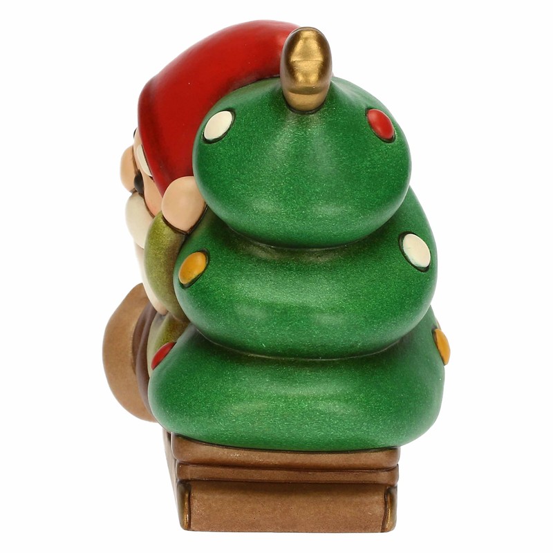 THUN, Oliver Gnome on Sleigh with Tree Made of High-Quality