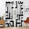 weesire Modern Blackout Curtains for Bedroom Living Room 2 Panels
