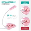 Vekkia 3000K Warm LED Rechargeable Book Light, Book Lights for