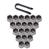 19 mm nut covers, 20 pieces wheel nut caps 19