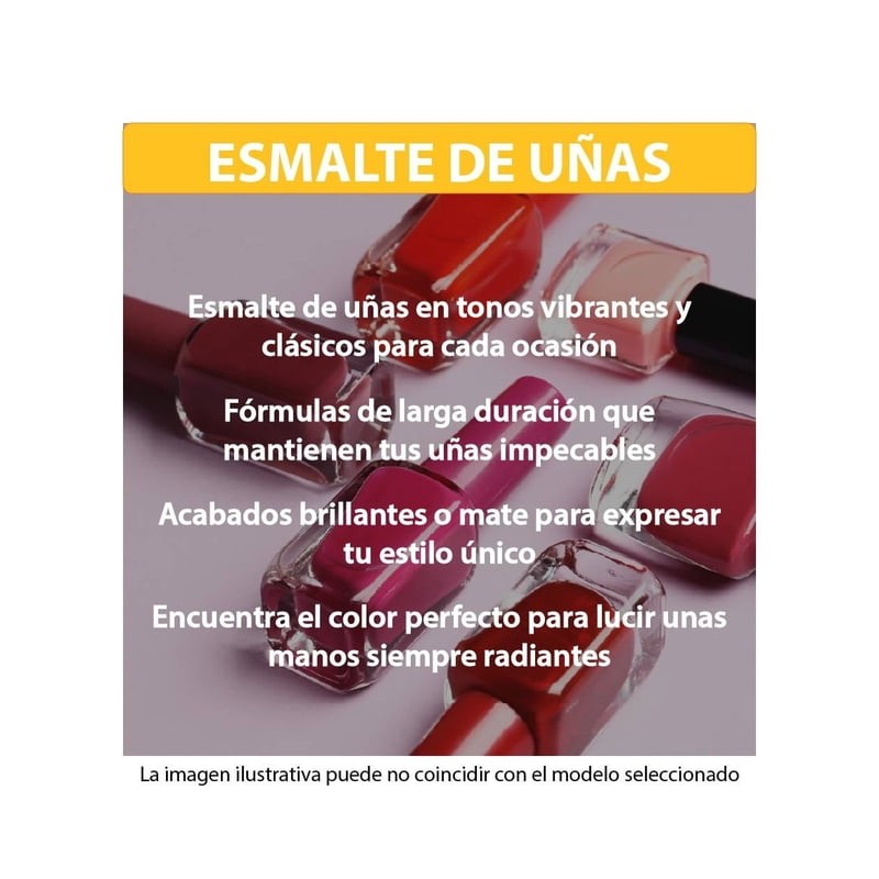 Esmalte para uñas Renova mini Vale rojo encendido 7.7 ml