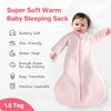 Easy Transition Baby Sleep Sack with Sleeves Soft Cotton Warm