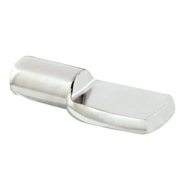 Prime-Line U 10166 Shelf Support Peg, 5mm, Steel Construction, Nickel Plated (8 Pack)