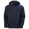 Helly-Hansen Men's Crew Hooded Jacket 2.0, 597 Navy, Medium