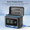 Battery Charger for Insta360 X5, Smart Fast Charge Case for