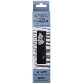 Winsor & Newton Artist Willow Charcoal Sticks 12/Pkg-Medium