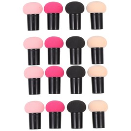 Beavorty 16pcs Mushroom Makeup Foundation Puff for Wet and Dry Use Versatile Makeup Tools for Home and Beauty Salons Includes Skin Tone and Sponges