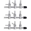 bnafes Aquarium Air Valve 3 Way Inline Manifold Air Flow