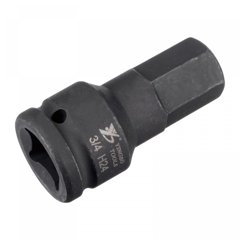 uxcell 24mm Impact Hex Bit Socket, 3/4" Drive 100mm Length
