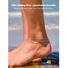 PROSILVER Ankle Bracelets for Women S925 Sterling Silver Anklets for