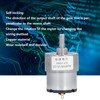JGB37‑520 12V 600RPM DC Worm Gear Motor Turbo Reducer Shaft