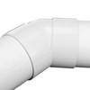 NDS 6P03 PVC 45-Degree Elbow, 6-Inch, for Hub X Hub