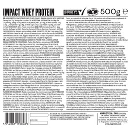Myprotein Impact Whey Protein – Banana 500G – Muscle Building Powder with Over 80% Protein and 2g Leucine per Serving