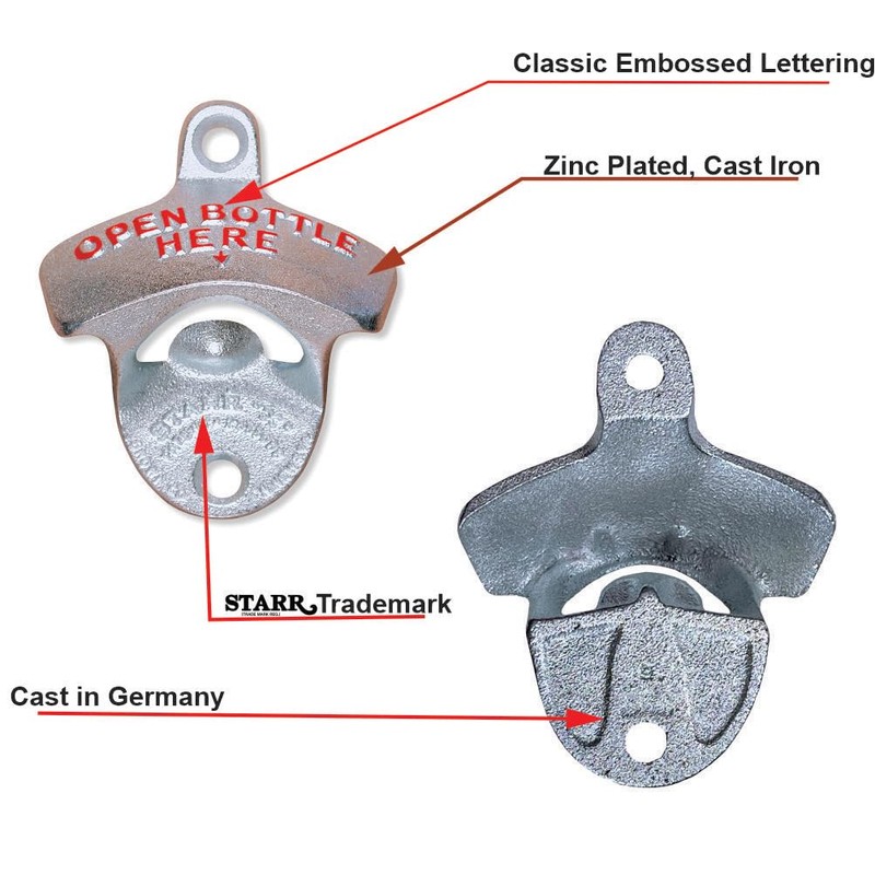 Starr Wall Mounted Bottle Opener