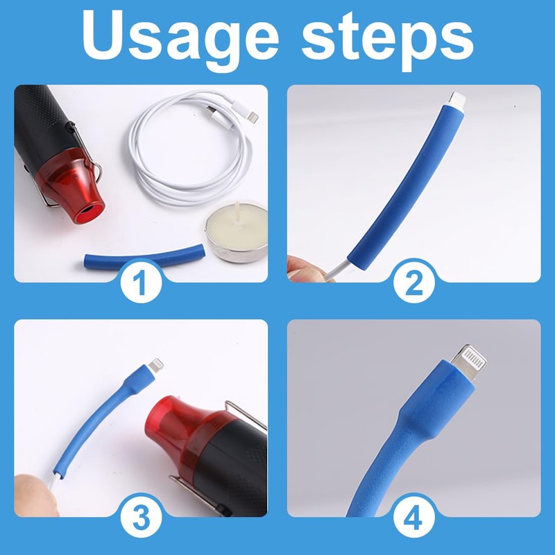 EIHI 6 pieces cable protection charging cable protector - fix