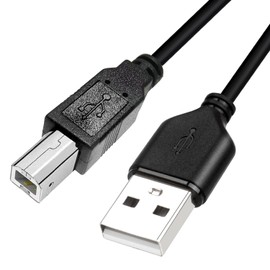 YOTETION Long Slim USB2.0 Printer Cable 25ft, USB A to USB B Cable USB 2.0 Cable High Speed USB Printer USB2.0 A to B Cable Scanner Printer Cord to Computer for HP Canon Brother Dell Epson OD2.8MM