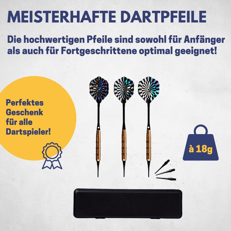 Best Sporting Safety Darts, Sabre, 3 Darts with Plastic Tip