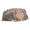 24Pcs Tile Sticker 15 X 15cm Waterproof Oil Resistant Retro