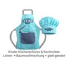 Emily´s Check Chef's Hat + Kitchen Apron + Oven Glove