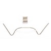 100pcs Greenhouse Glazing Clips Stainless Steel Z Fixing Clips W