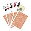 Modiano - Brown Texas Poker 100% Kunststoff Spielkarten, 2 Ecken,