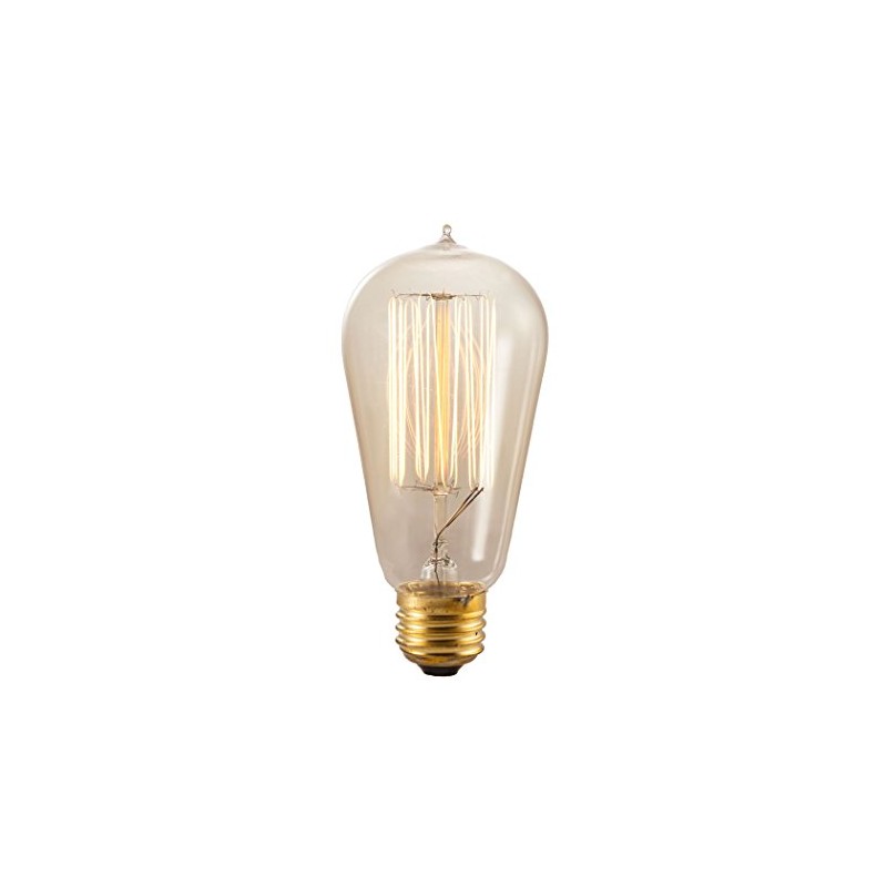 Bulbrite NOS60-1910 60-watt Incandescent Nostalgic 1910 Thread A19 with Medium