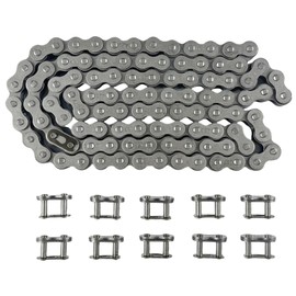 HAUERTZX 420 Chain 102 Links Compatible for 50cc 70cc 90cc 110cc 125cc SDG 107 125 XR50 CRF50 CRF 70 PW80 4 Wheeler ATV Quad Motorcycle Pit Dirt Bike Go Kart