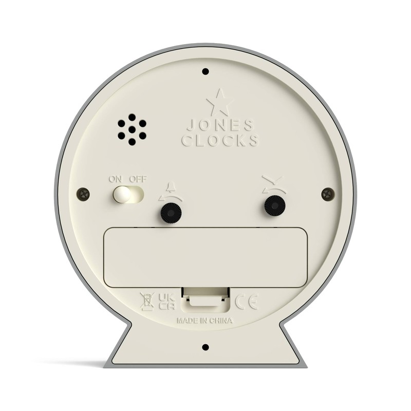 Jones Clocks® Midnight mini alarm clock | Contemporary design |
