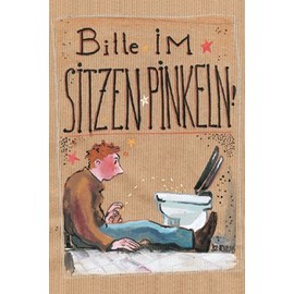 RV 300/021 Tin Sign 20 x 30 cm "Bitte im sitzen pinkeln - Braun