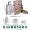 Boundless Voyage Titanium Military Canteen Outdoor Camping Hiking Water Bottle