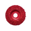 Hoof Boss Red Coarse Grit Dome Disc
