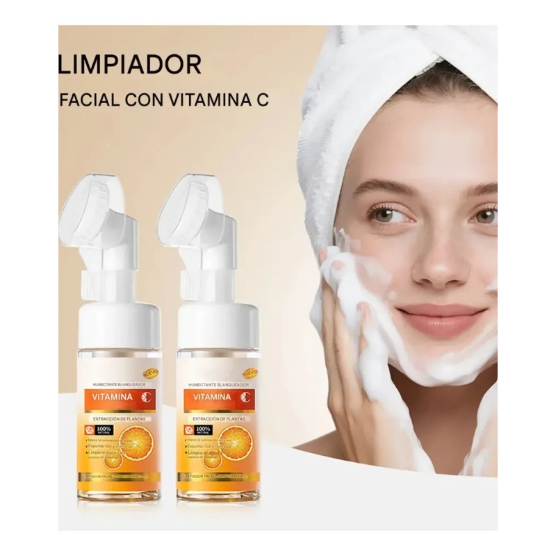 Limpiador Facial Espuma Vitamina C 100ml