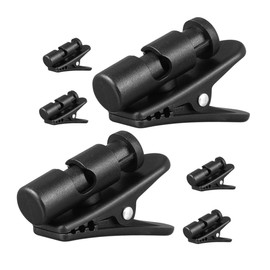 VILLFUL 6PCS Earphone Clip for Wire Management Durable Clothing Safe Cord Mounting Clip for Headset Earbud Tangle Prevention Effortless Attachment and Removal Rotation