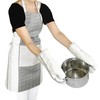 Lashuma Kitchen Towels Rustic Grey Beige Striped 48 x 68