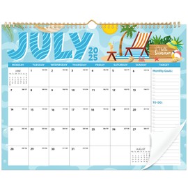 Wall Calendar 2025/26 UK, Large 2025 2026 Calendar Family Planner Month to View, Monthly Calender from Jul. 2025-Dec. 2026, for Home Office Planning, 37 x 30 cm